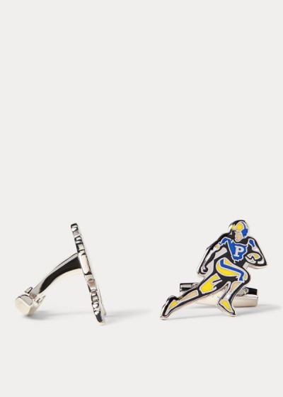 Men's Polo Ralph Lauren Football Player Cufflinks | 426570SYG